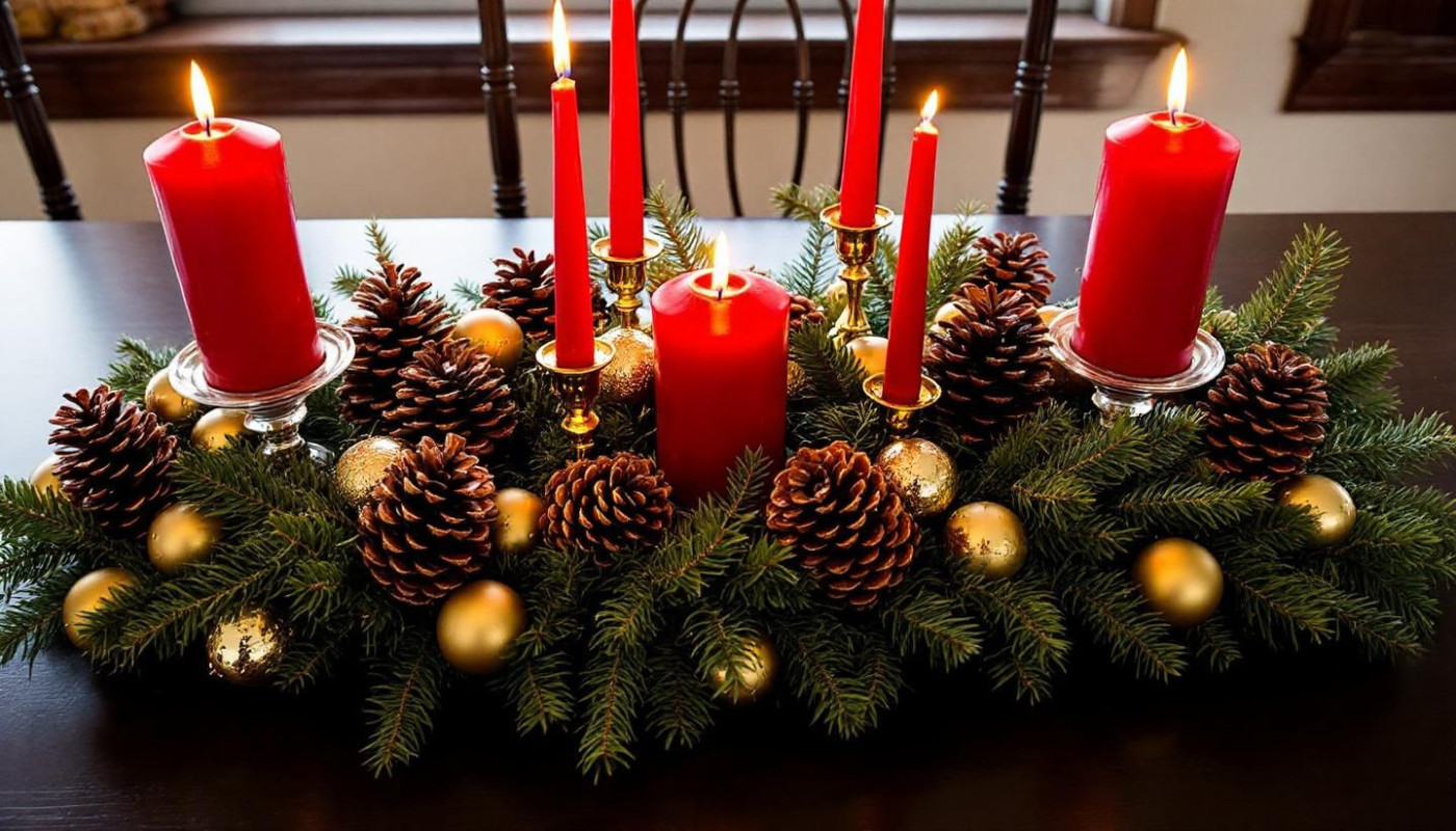 Wie gestaltet man eine schöne Weihnachtstischdekoration?